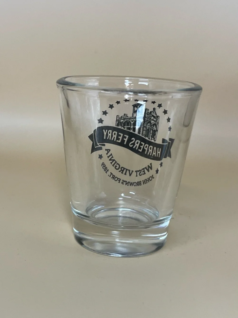 John Brown’s Fort Harpers Ferry shot glass